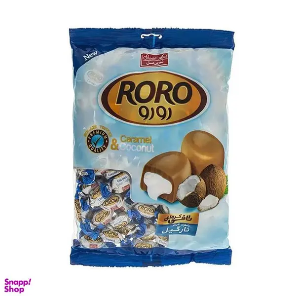 تافی کره ای با کرم نارگیل رورو شیرین عسل - 800 گرم - 3