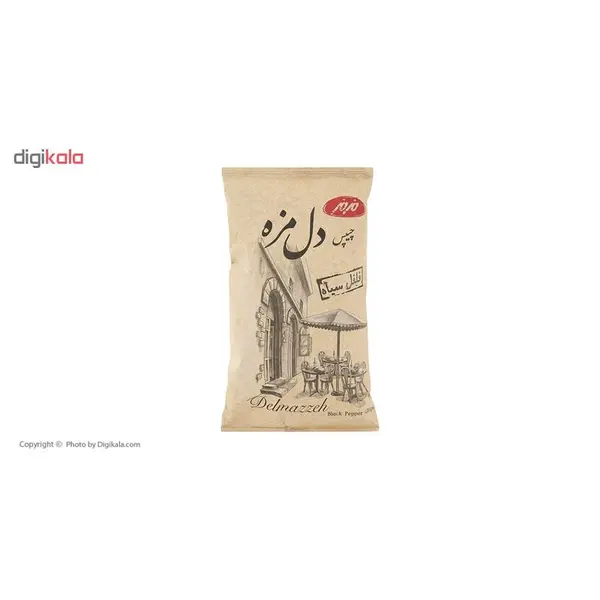 چیپس سنتی دل مزه فلفل سیاه مزمز 90 گرمی - 5