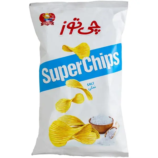 سوپر چیپس نمکی چی توز مقدار 90 گرم - 4