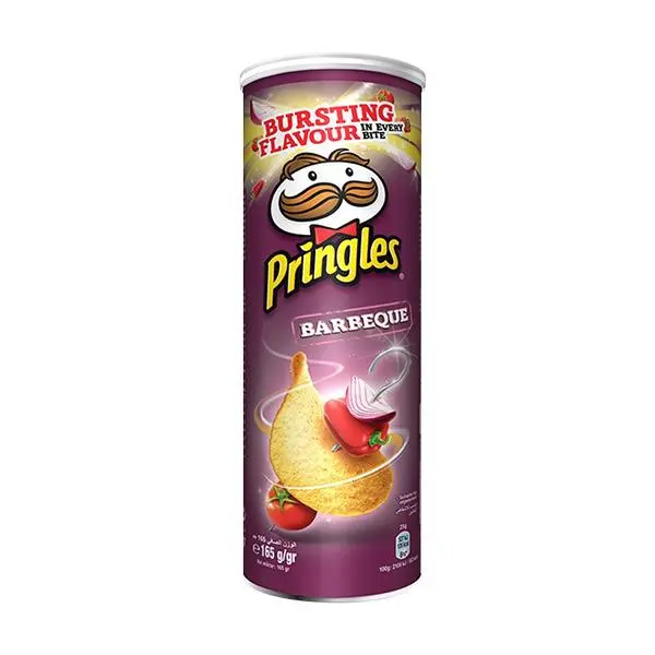 چیپس باربیکیو پرینگلز pringles barbeque وزن 165 گرمی - 5