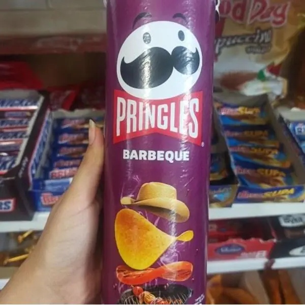 چیپس باربیکیو پرینگلز pringles barbeque وزن 165 گرمی - 3