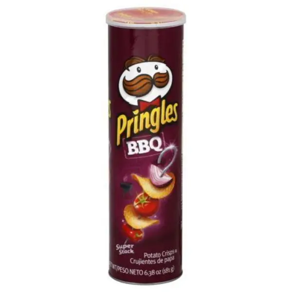 چیپس باربیکیو پرینگلز pringles barbeque وزن 165 گرمی