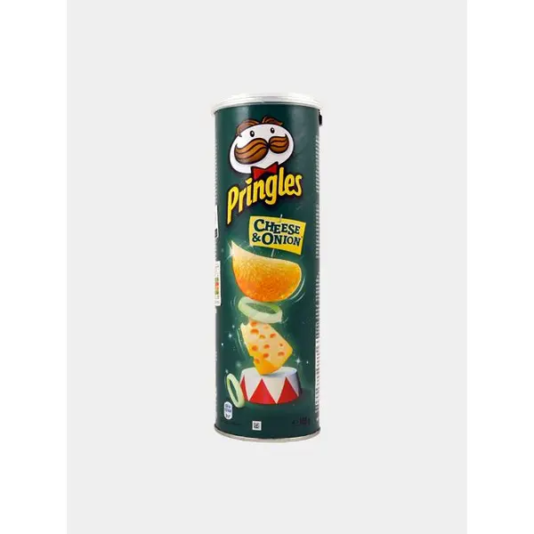 چیپس پیاز و پنیر پرینگلز مدل pringles cheese onion بسته 165 گرمی - 6