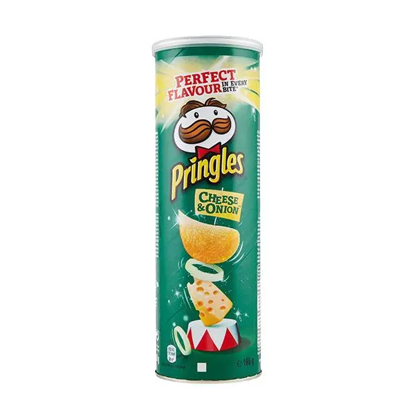 چیپس پیاز و پنیر پرینگلز مدل pringles cheese onion بسته 165 گرمی - 5