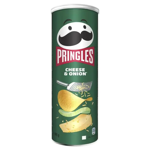 چیپس پیاز و پنیر پرینگلز مدل pringles cheese onion بسته 165 گرمی - 5