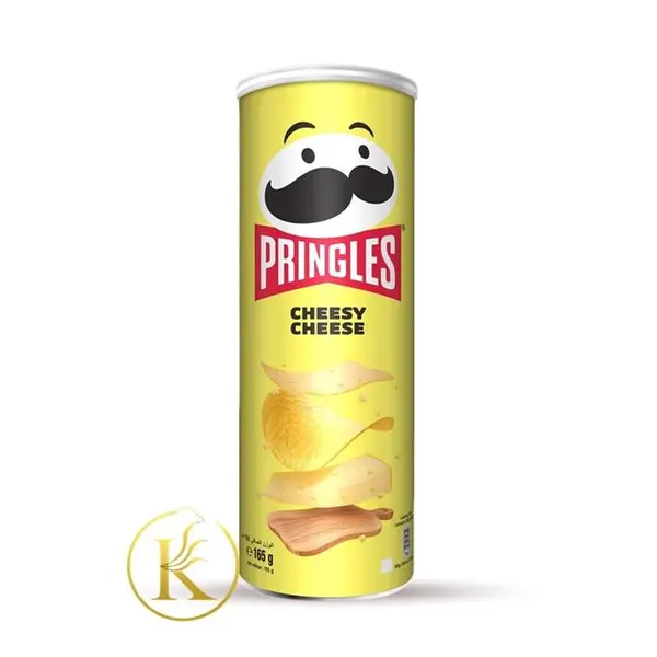 چیپس پرینگلز pringles مدل پنیری چیزی چیز cheesy cheese وزن 165 گرم - 3