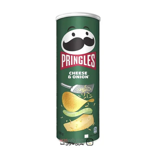 چیپس پیاز و پنیر پرینگلز مدل pringles cheese onion بسته 165 گرمی - 2