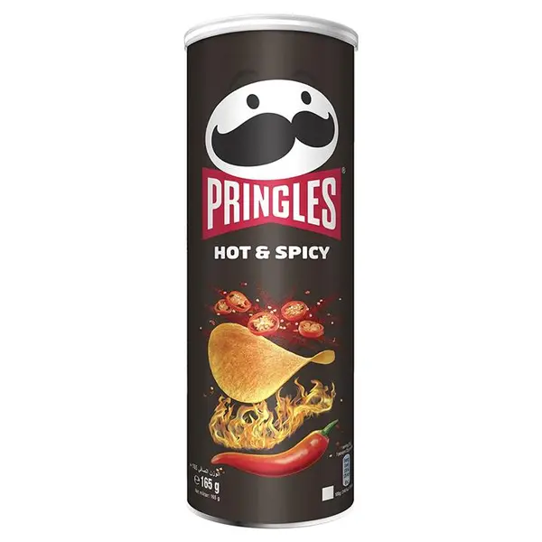 چیپس فلفلی پرینگلز pringles مدل تند و اسپایسی  hot & spicy وزن 165 گرم - 4