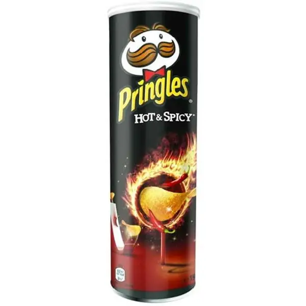 چیپس فلفلی پرینگلز pringles مدل تند و اسپایسی  hot & spicy وزن 165 گرم - 5