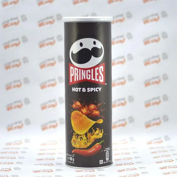 چیپس فلفلی پرینگلز pringles مدل تند و اسپایسی  hot & spicy وزن 165 گرم - 6