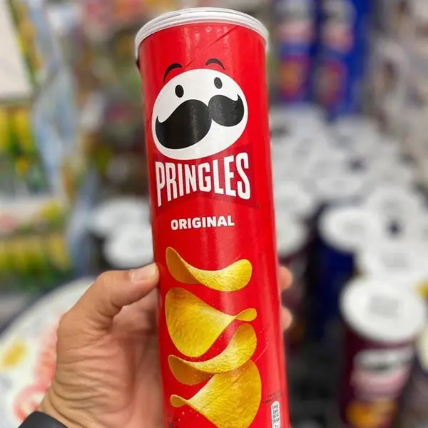 چیپس ساده پرینگلز اورجینال pringles original وزن 165 گرمی - 6