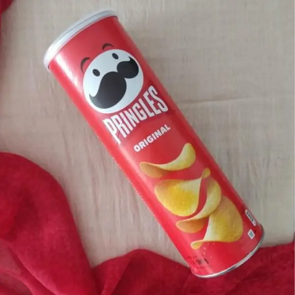 چیپس ساده پرینگلز اورجینال pringles original وزن 165 گرمی