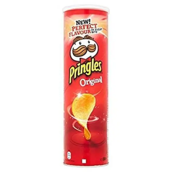 چیپس ساده پرینگلز اورجینال pringles original وزن 165 گرمی