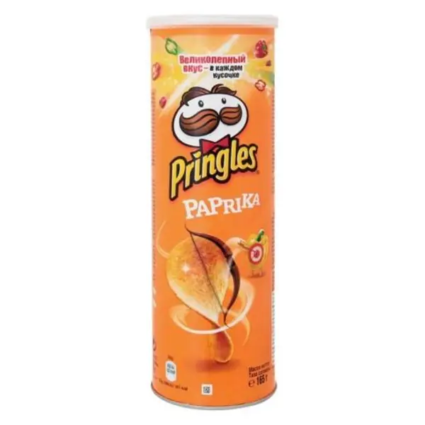 چیپس پرینگلز پاپریکا Pringles Paprika وزن 165 گرم - 4