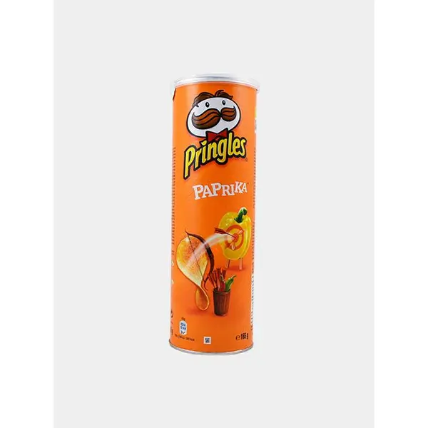 چیپس پرینگلز پاپریکا Pringles Paprika وزن 165 گرم
