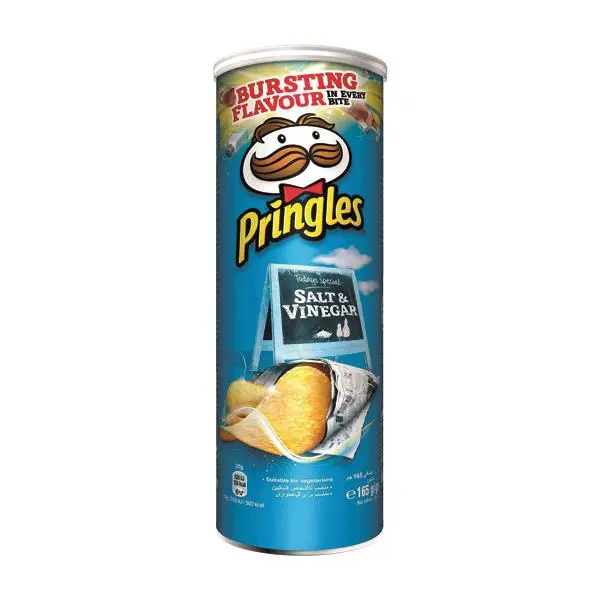 چیپس پرینگلز pringles مدل سرکه نمکی salt & vinegar وزن 165 گرم - 4