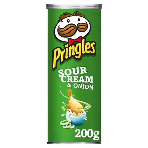 چیپس پرینگلز pringles مدل خامه و پیاز sour cream & onion وزن 165 گرم - 4