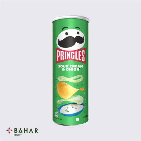 چیپس پرینگلز pringles مدل خامه و پیاز sour cream & onion وزن 165 گرم - 3
