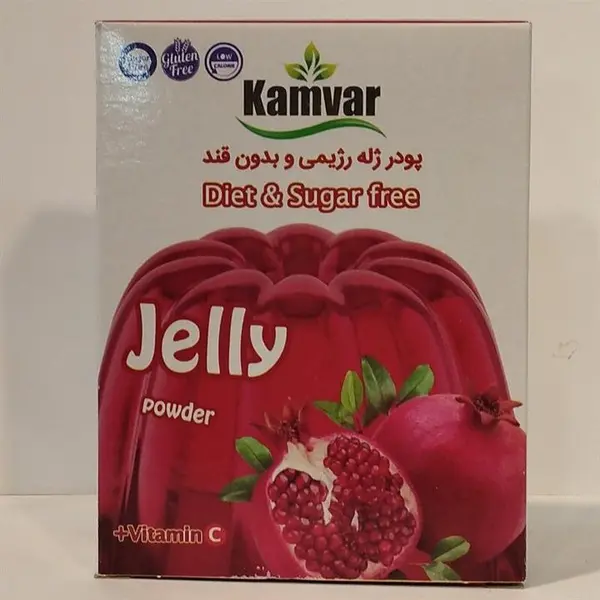 پودر ژله رژیمی کامور با طعم انار - 5