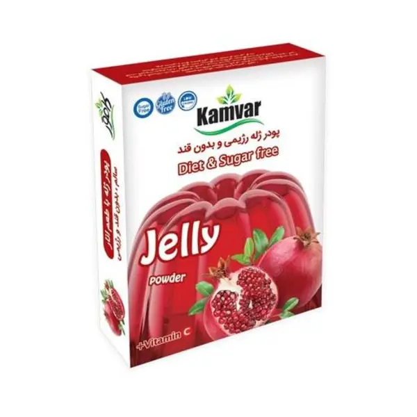 پودر ژله رژیمی کامور با طعم انار - 2