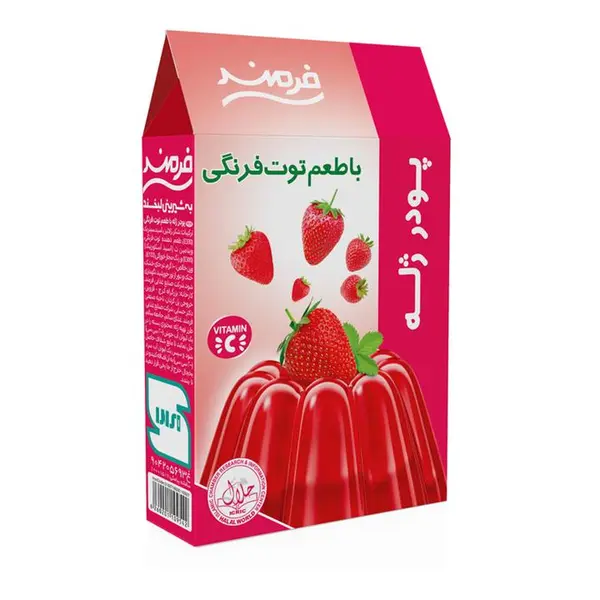 پودر دسر توت فرنگی فرمند مقدار 135 گرم - 4