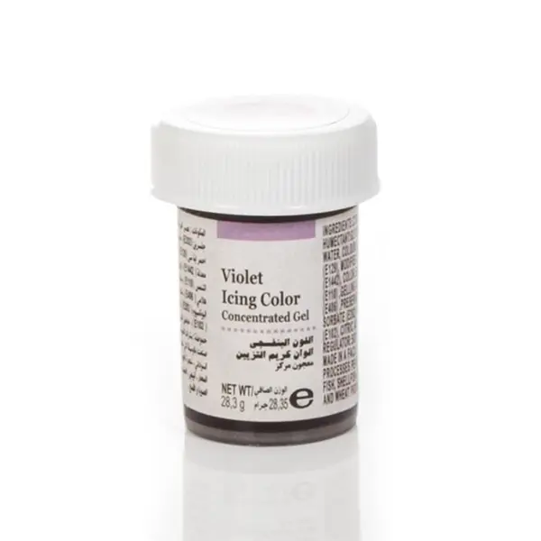 رنگ خوراکی ژله ای بنفش کد 152 - 3