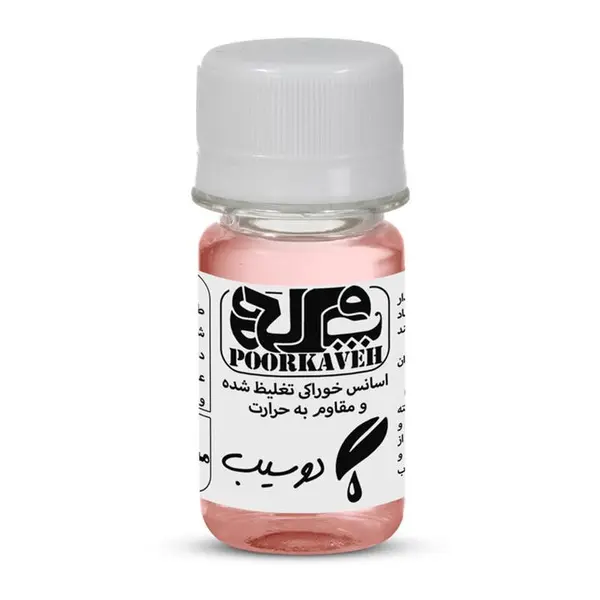 اسانس خوراکی دوسیب سیب ترش و شیرین ممتاز پورکاوه - 30 میلی لیتر - 2