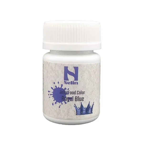 رنگ ژله ای 35 گرمی نلین آبی رویال (Royal blue) - 2