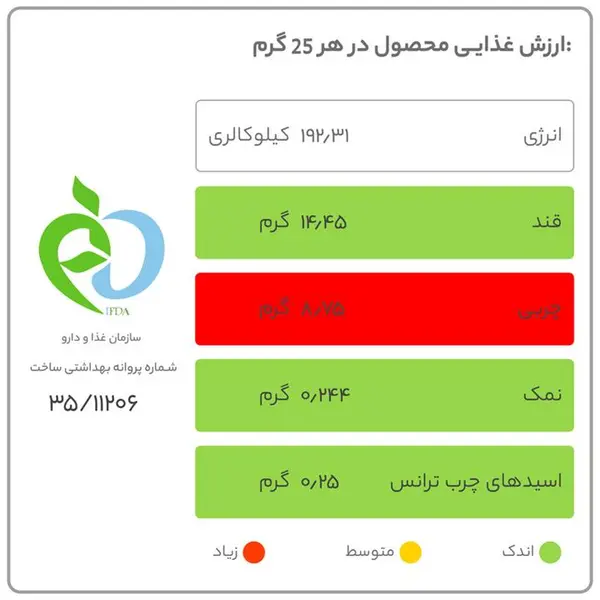 پودر کیک نیمه آماده وانیلی رشد 500 گرمی