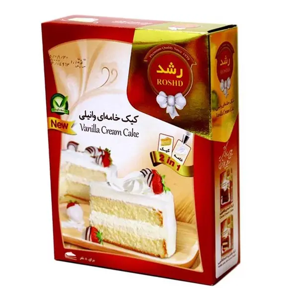 پودر کیک خامه ای وانیلی رشد 500 گرمی - 2