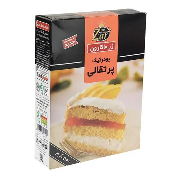 پودر کیک پرتقالی زر ماکارون مقدار 500 گرم - 6