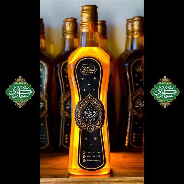 روغن کنجد یک لیتری(کنجد درجه یک) برند شاکری - 2