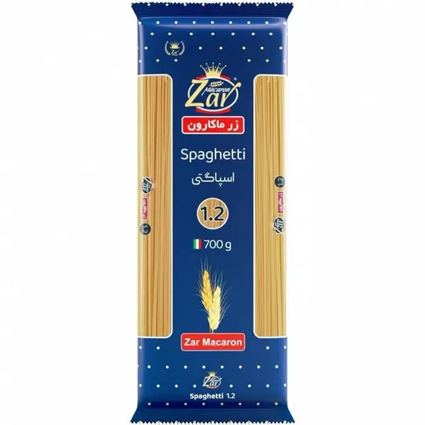 اسپاگتی قطر 1.2 زرماکارون مقدار 700 گرم - 4