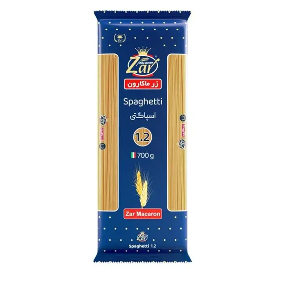 اسپاگتی قطر 1.2 زرماکارون مقدار 700 گرم - 3