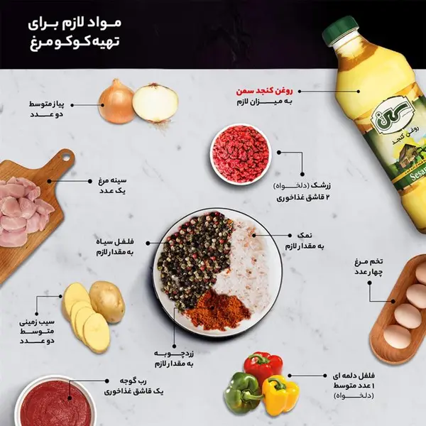 روغن کنجد سمن 1350 گرمی - 6