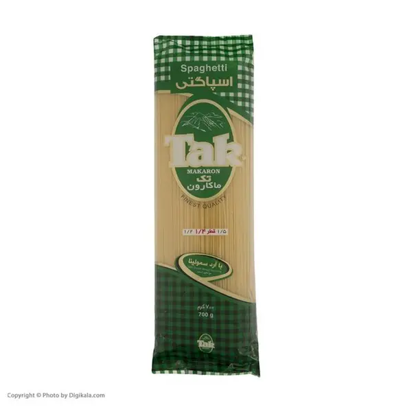 اسپاگتی قطر 1.4 تک ماکارون مقدار 700 گرمی - 4
