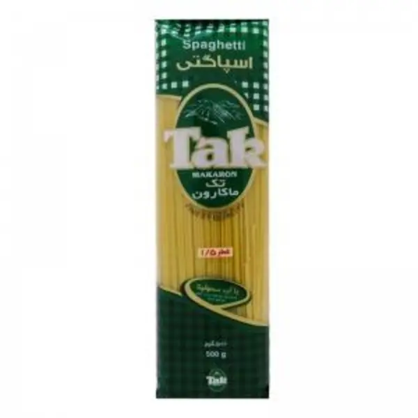 اسپاگتی قطر 1.5 تک ماکارون مقدار 500 گرمی - 4