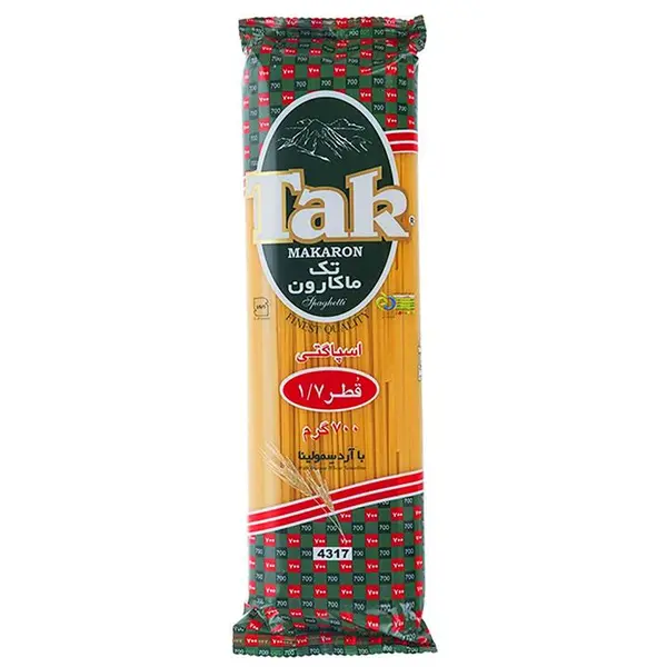 اسپاگتی قطر 1.7 تک ماکارون مقدار 700 گرمی - 6