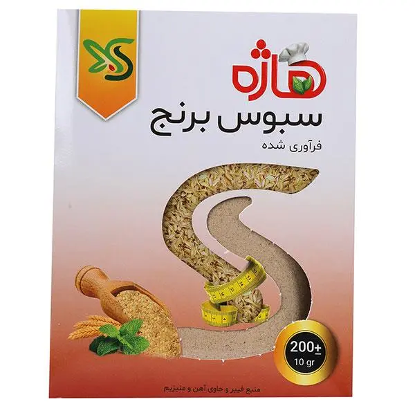 جو دو سر پرک خرد شده بدون گلوتن هاژه 200 گرمی - 2