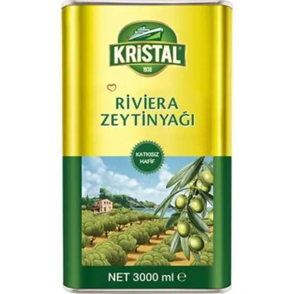 روغن زیتون کریستال - 3 لیتر - 5