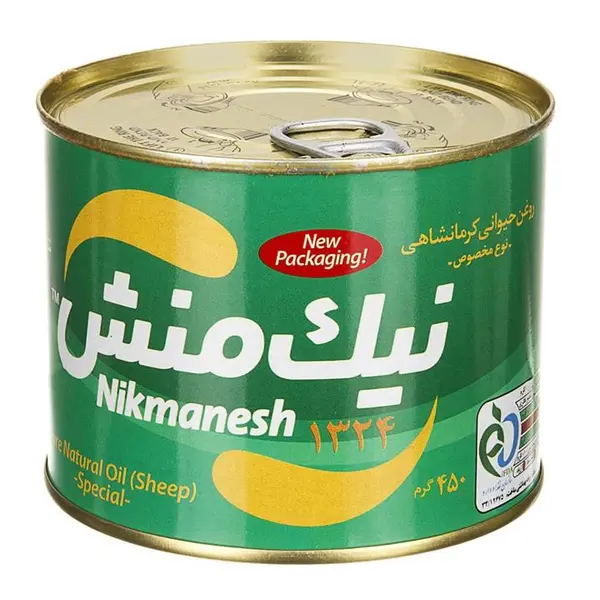 روغن حیوانی نیک منش(مخصوص-سبز) 450 گرمی - 6