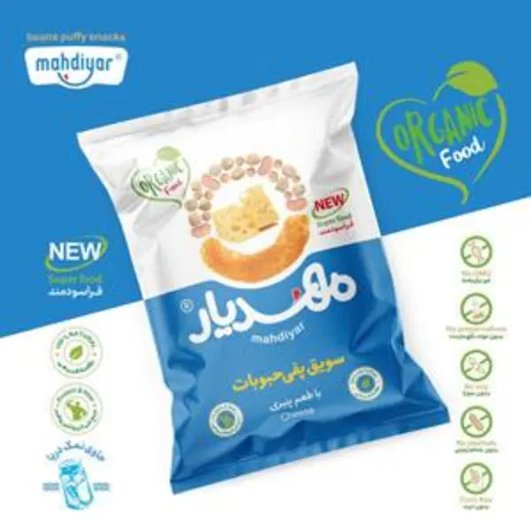 سویق پفی حبوبات پنیری مهدیار 50 گرم