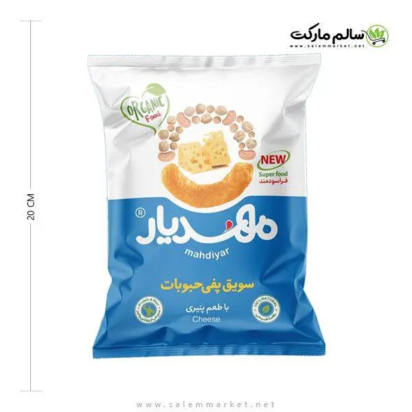 سویق پفی حبوبات پنیری مهدیار 50 گرم - 2