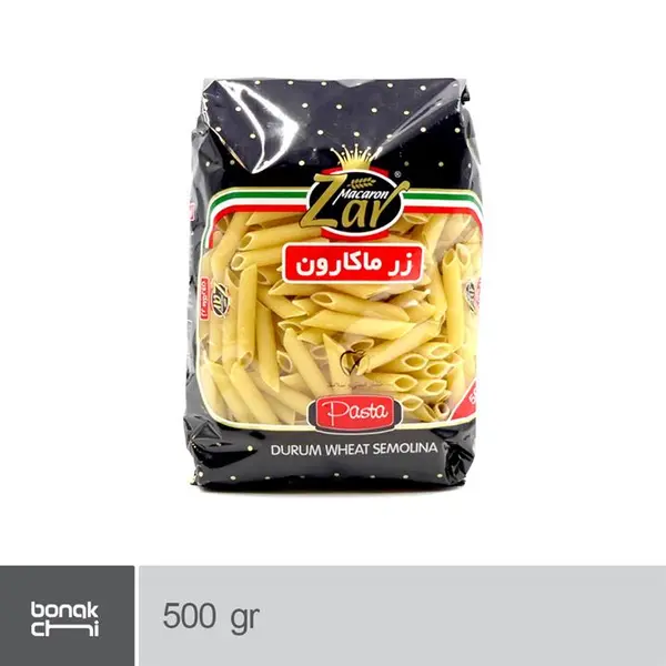 ماکارونی پنه ریگاته 500 گرمی زر‌ماکارون - 6