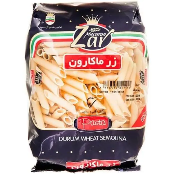 ماکارونی پنه ریگاته 500 گرمی زر‌ماکارون - 3