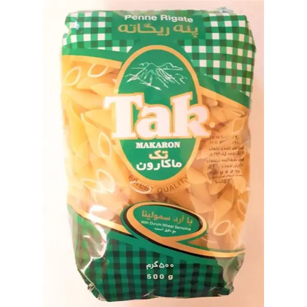 ماکارونی فرمی پنه ریگاته تک ماکارون 500 گرم - 2