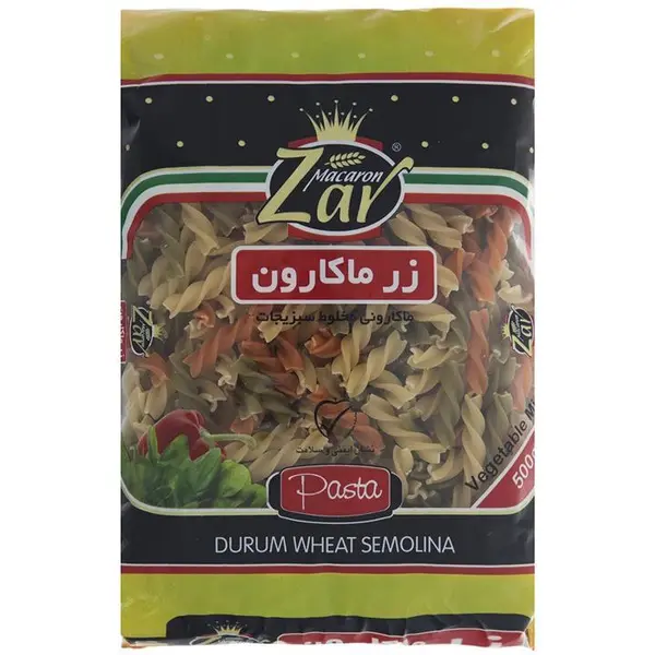 ماکارونی پیکولی زرماکارون مقدار 500 گرم - 2