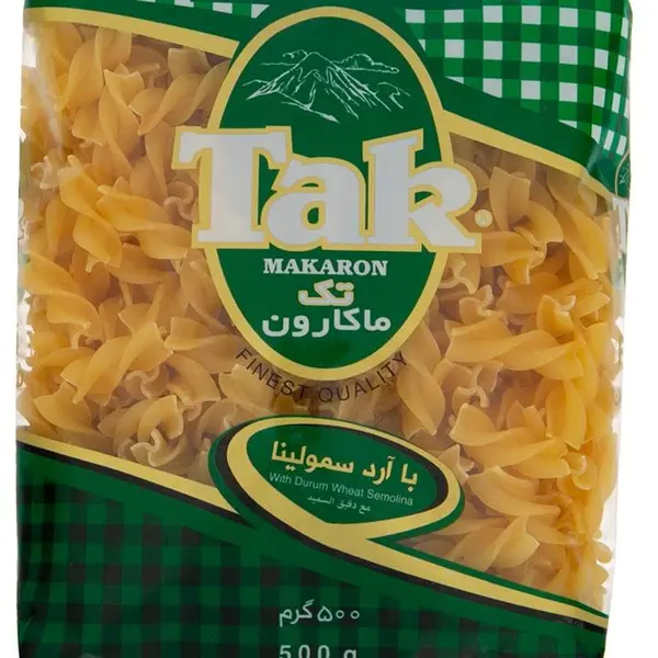 ماکارونی فرمی فوسیلی با آرد سمولینا تک ماکارون 500 گرمی - 4
