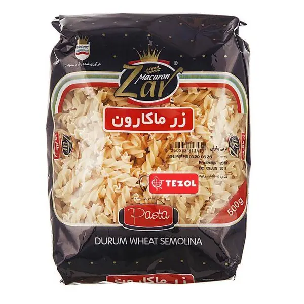 ماکارونی فرمی پیکولی زر ماکارون مقدار 500 گرم - 6