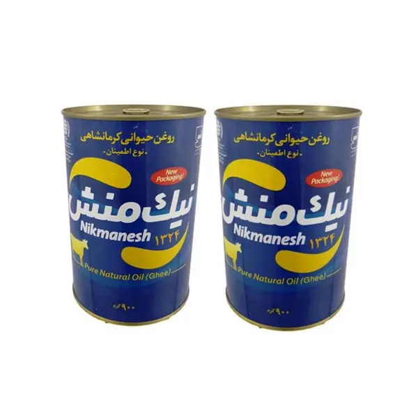 روغن حیوانی کرمانشاهی (گاو) نیک منش 900 گرمی - 3